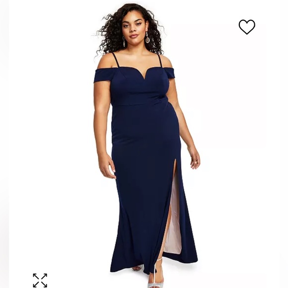 Plus size formal gown size 16w - Picture 3 of 6